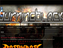 Tablet Screenshot of burningblack.com